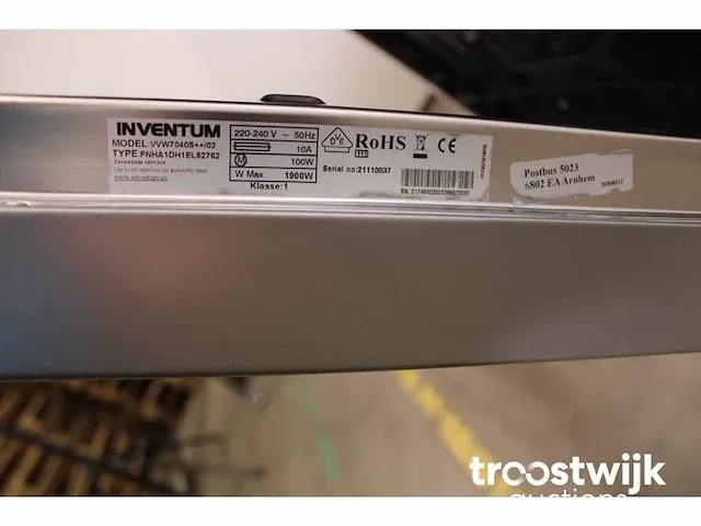 Inventum vvw7040s++ vaatwasser - afbeelding 6 van  6