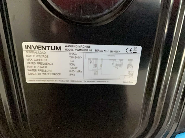Inventum vwm8010 wasmachine (4x) - afbeelding 15 van  17