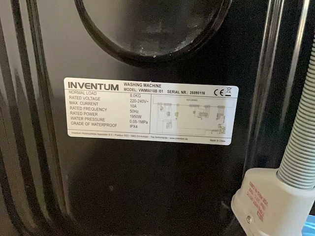 Inventum vwm8010 wasmachine (4x) - afbeelding 17 van  17
