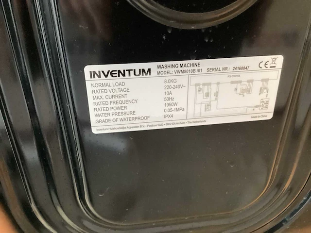 Inventum vwm8010b wasmachine - afbeelding 5 van  7