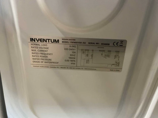 Inventum wasmachine (2x) - afbeelding 8 van  10