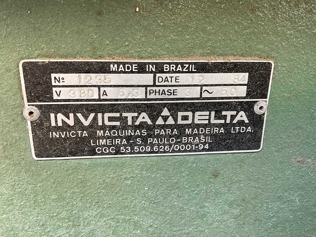 Invicta delta rj 42 schaaftafel machine - afbeelding 8 van  8