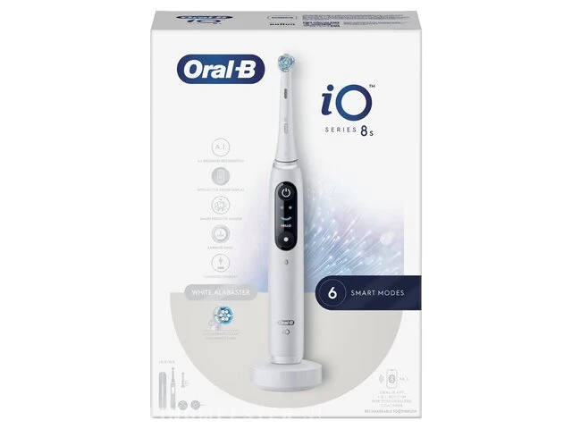 Io 8s - volwassene - vibrerende tandenborstel oral-b - afbeelding 3 van  4