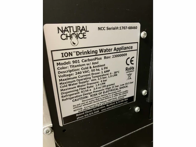 Ion 901 carbonplus - water dispenser - afbeelding 5 van  6