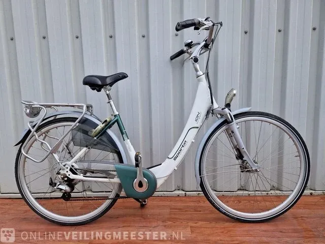 Ion m-gear e-bike/ elektrische fiets sparta, wit - afbeelding 1 van  8