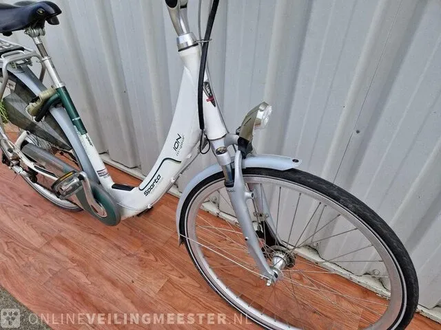 Ion m-gear e-bike/ elektrische fiets sparta, wit - afbeelding 2 van  8