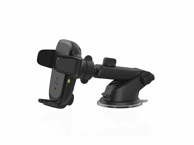 Iottie auto sense zuignap autohouder met draadloze oplader zwart - afbeelding 2 van  3