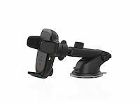 Iottie auto sense zuignap autohouder met draadloze oplader zwart - afbeelding 2 van  3