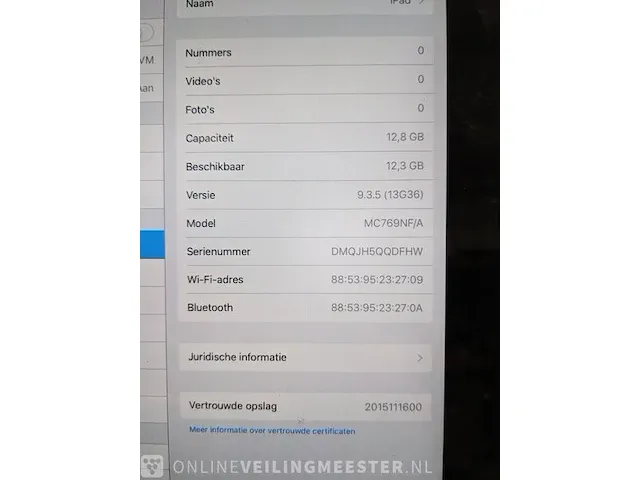 Ipad apple, mc769nf/a - afbeelding 4 van  4