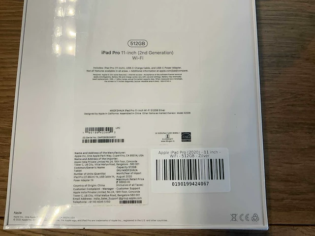 Ipad pro 11 inch (2nd gen 2020) wifi 512gb silver - afbeelding 7 van  7