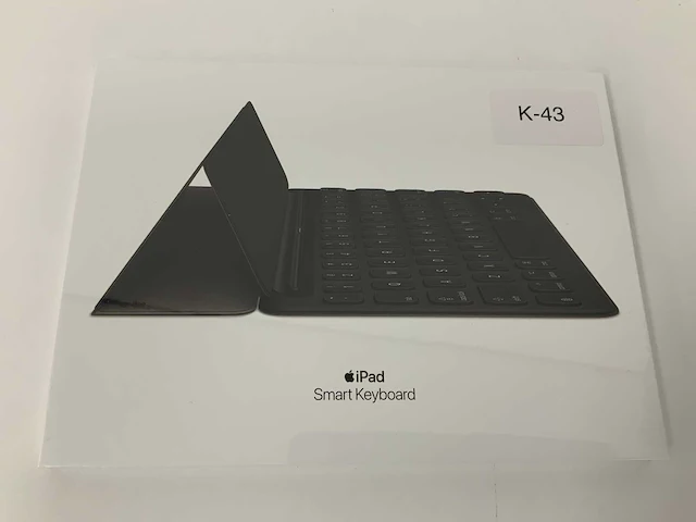 Ipad smart keyboard for 10.5-inch ipad pro (1st generation) ipad (7th and 8th generation) ipad air (3rd generation), qwerty british, black, mx3l2b/a - afbeelding 1 van  2