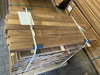 Ipé country grade latten geschaafd 650-1250x70x21mm (589x) - afbeelding 1 van  3