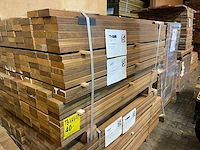 Ipé country grade planken geschaafd 1250x90x27mm (206x) - afbeelding 2 van  3