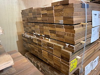 Ipé country grade planken geschaafd 1250x90x27mm (206x) - afbeelding 3 van  3