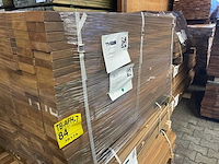 Ipé country grade planken geschaafd 1250x90x27mm (216x) - afbeelding 2 van  3