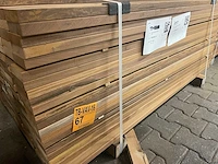 Ipé country grade planken geschaafd 1550x90x27mm (207x) - afbeelding 2 van  3