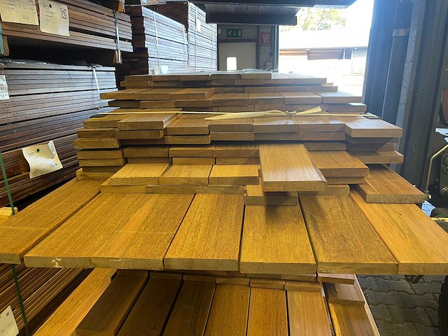 Ipé country grade planken geschaafd 1850-4900x120x21mm (80x) - afbeelding 3 van  3
