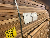Ipé country grade planken geschaafd 1850x90x27mm (217x) - afbeelding 2 van  3