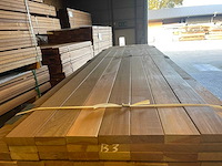 Ipé country grade planken geschaafd 2450-2750x90x27mm (106x) - afbeelding 1 van  3