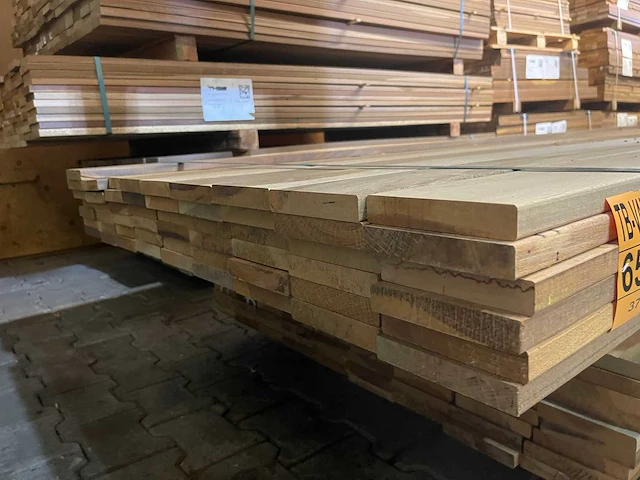 Ipé country grade planken geschaafd 3050x120x21mm (55x) - afbeelding 3 van  3