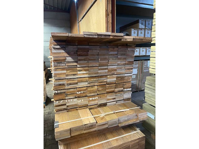 Ipé country grade planken geschaafd 650-1250x120x21mm (315x) - afbeelding 3 van  3