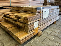 Ipé country grade planken geschaafd 650-1550x70x21mm (255x) - afbeelding 2 van  3