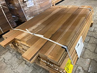 Ipé country grade planken geschaafd 950-1250x90x27mm (76x) - afbeelding 1 van  3