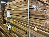 Ipé country grade planken geschaafd 950-1550x90x21mm (225x) - afbeelding 2 van  3