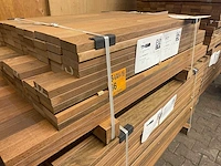 Ipé country grade planken geschaafd 950-1550x90x27mm (108x) - afbeelding 2 van  3