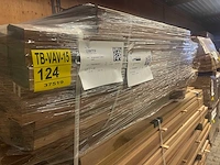 Ipé country grade planken geschaafd 950-1550x90x27mm (171x) - afbeelding 2 van  3