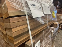 Ipé country grade planken geschaafd 950x90x27mm (207x) - afbeelding 2 van  3