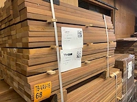 Ipé country grade planken geschaafd 950x90x27mm (207x) - afbeelding 2 van  3