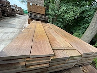 Ipé hardhouten planken 21x145mm, lengte 155cm (53x)