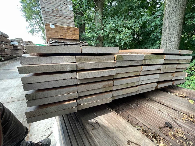 Ipé hardhouten planken 21x145mm, lengte 155cm (53x) - afbeelding 3 van  3