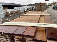 Ipé hardhouten planken geschaafd 21x120mm, lengte 215cm (41x) - afbeelding 1 van  3