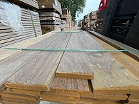 Ipé hardhouten planken geschaafd 21x145mm, lengte 125cm (42x) - afbeelding 1 van  3