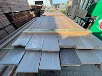 Ipé hardhouten planken geschaafd 21x145mm, lengte 44/275cm 13/305cm 34/245cm (91x) - afbeelding 1 van  3