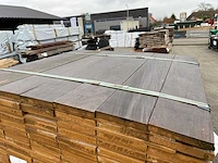 Ipé hardhouten planken geschaafd 21x145mm, lengte 95cm (126x)