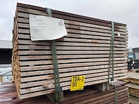 Ipé hardhouten planken geschaafd 21x145mm, lengte 95cm (126x) - afbeelding 2 van  3
