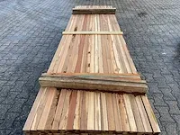 Ipé hardhouten planken geschaafd 21x45mm, lengte 204/275cm 138/305cm (342x) - afbeelding 1 van  3