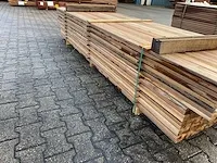 Ipé hardhouten planken geschaafd 21x45mm, lengte 204/275cm 138/305cm (342x) - afbeelding 2 van  3
