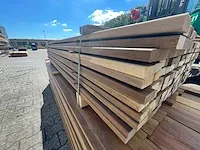 Ipé hardhouten planken geschaafd 21x45mm, lengte 245cm (198x) - afbeelding 2 van  3