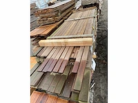 Ipé hardhouten planken geschaafd 21x70-95mm, lengte 275-400cm (104x)