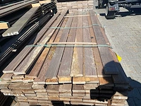 Ipé hardhouten planken geschaafd 21x90mm, lengte 215-245cm (22x) - afbeelding 1 van  3