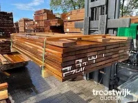 Ipé hardhouten planken geschaafd 25x120mm, lengte 185cm - afbeelding 1 van  2