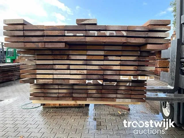 Ipé hardhouten planken geschaafd 25x70mm, 95cm tot en met 155cm - afbeelding 2 van  2