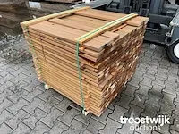 Ipé hardhouten planken geschaafd 25x95mm, lengte 95cm - afbeelding 1 van  3