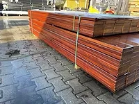 Ipé hardhouten planken geschaafd 27x145mm, lengte 275cm (58x) - afbeelding 2 van  3