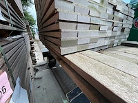 Ipé hardhouten planken geschaafd 27x90mm, lengte 186/65cm 21/125cm 79/95cm 14/155cm (300x) - afbeelding 2 van  3