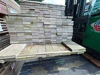 Ipé hardhouten planken geschaafd 27x90mm, lengte 186/65cm 21/125cm 79/95cm 14/155cm (300x) - afbeelding 3 van  3